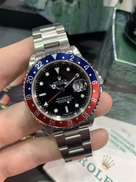 rolex gmt master ii pepsi bezel insert